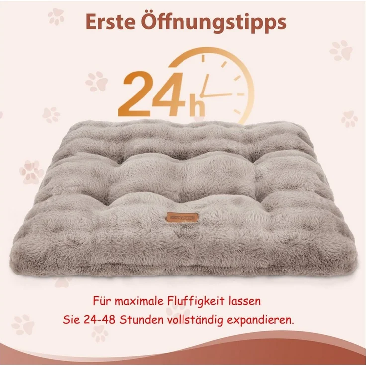 nobleza Tiermatratze Katzenbett Flauschig,Katzendecke für Katzen Waschbar Rutschfestes – Bild 3