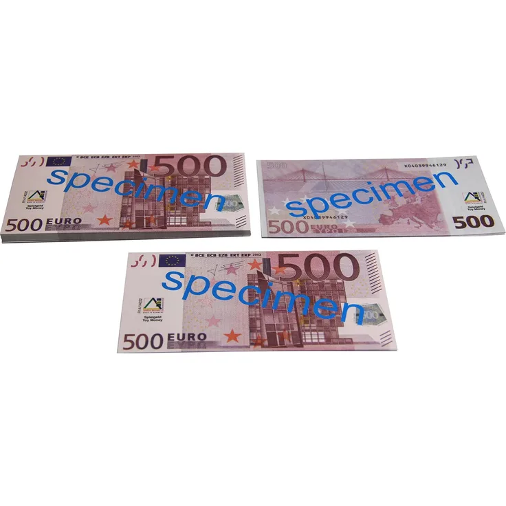 WISSNER aktiv lernen - Euro Spielgeld zum Rechnen 100x500 Euro Banknoten