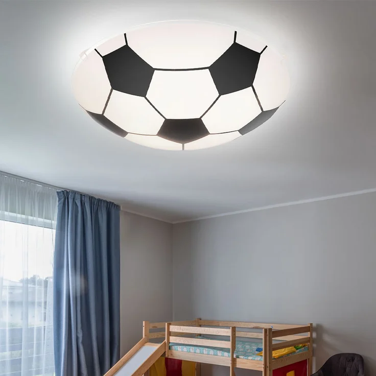 RGB LED Wand- und Deckenleuchte im Fußball-Design – Bild 5
