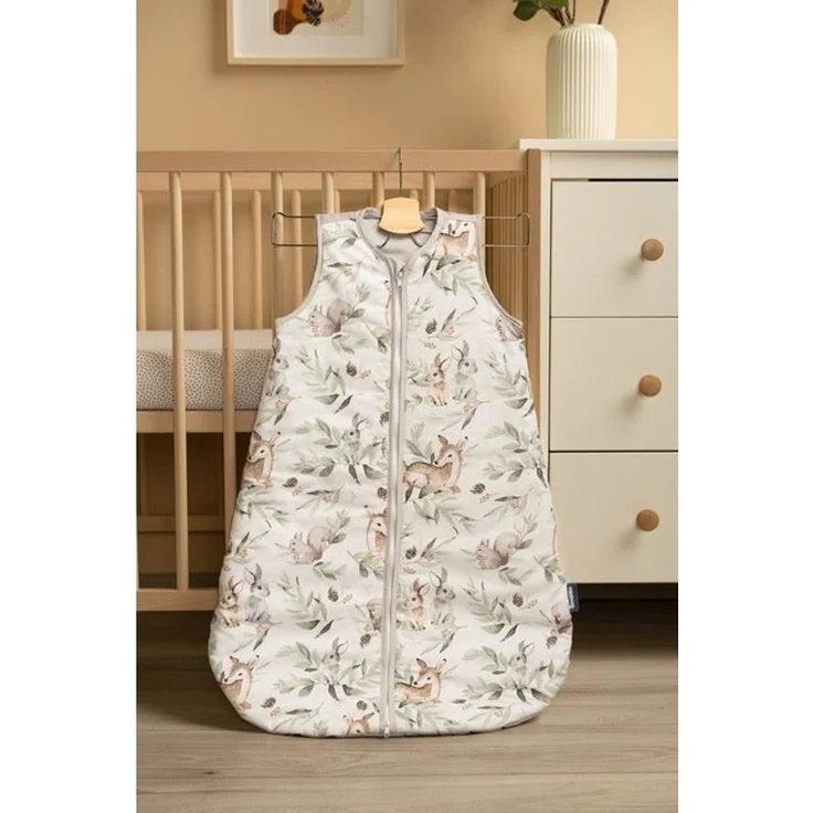 Sensillo Schlafsack zum Schlafen M 50x80 cm Booties grau