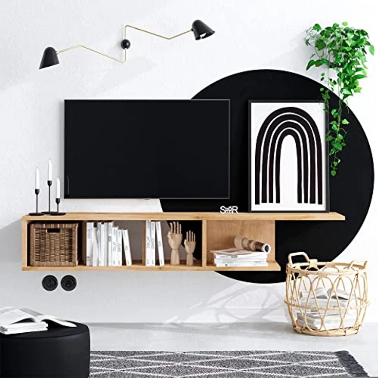 WELL HOME MOBILIARIO & DECORACIÓN TV-Möbel, 150x26x24 – Bild 5