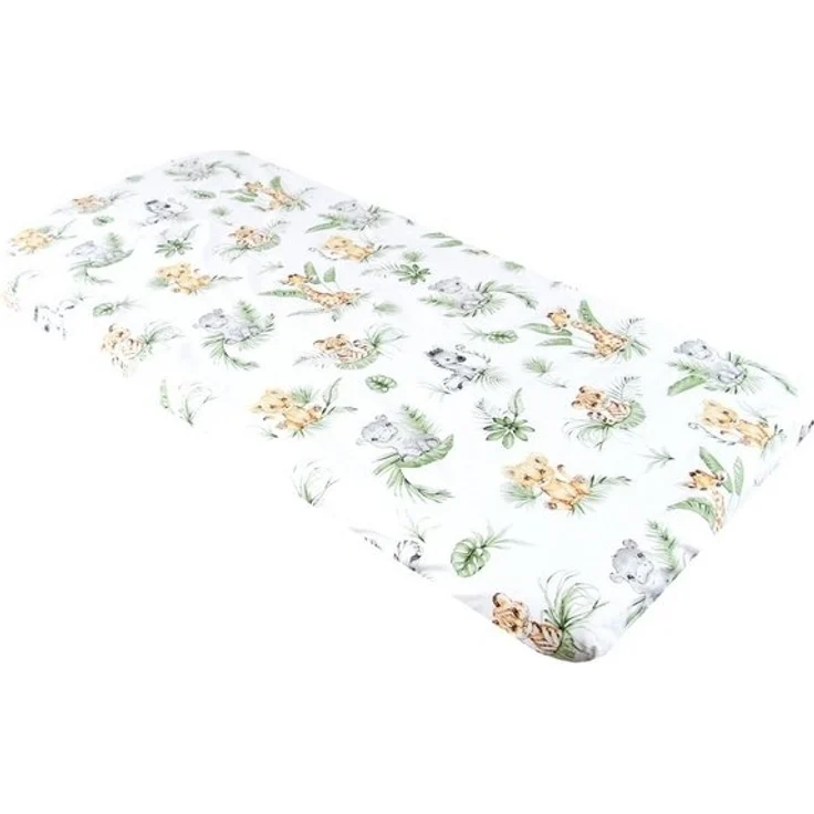 BabyLux Spannbettlaken SPANNBETTLAKEN 70x140 Spannbetttuch Baumwolle Kinder Baby Babybett, 124. Africa_Tiere – Bild 3