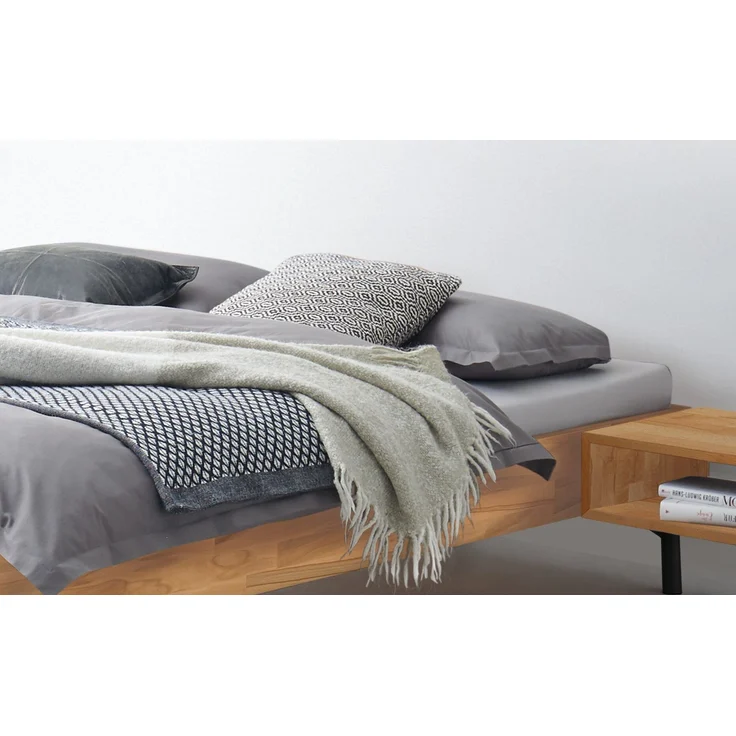 Hasena Bett Cardella Trento Kernbuche mit Metallfüßen 200x210 cm – Trento – Bild 3