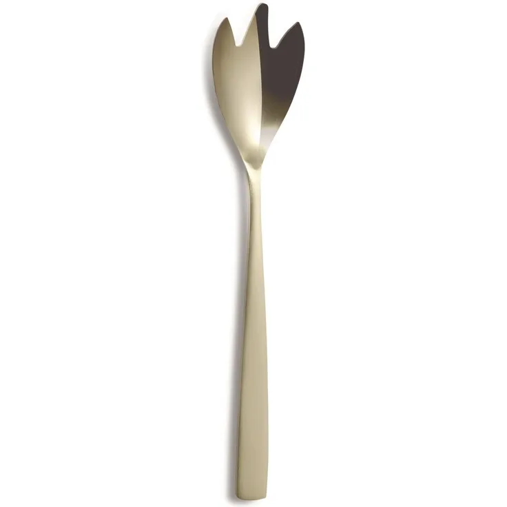 COMAS 7901 Salatgabel BARCELONA CHAMPAGNE Edelstahl 18/10 / PVD-Beschichtung / Champagne-Finish