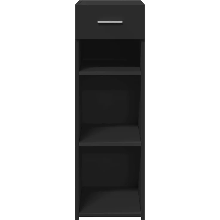 vidaXL Sideboard Schwarz 30x42,5x93 cm Holzwerkstoff 846307 – Bild 4