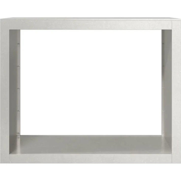 vidaXL Brennholzregal 100x40x80 cm Edelstahl 850979 – Bild 3