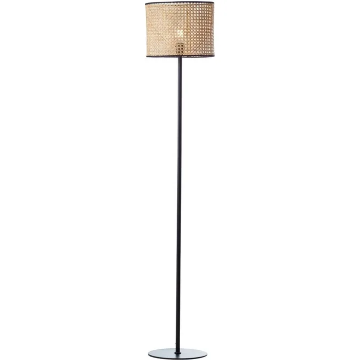 Brilliant Leuchten No. 99091-09 LED Standleuchte Wiley 1-flammig E27 Rattan