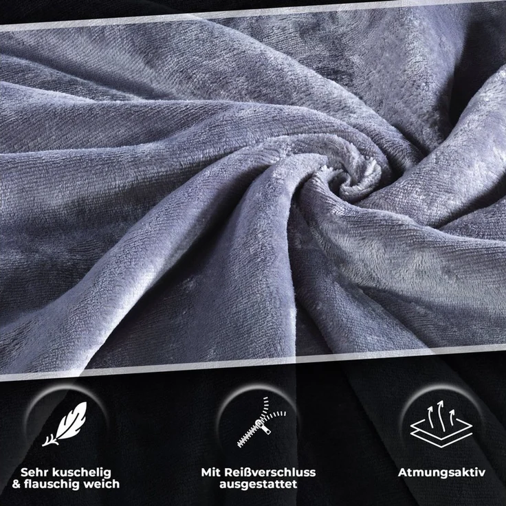 Malika Bettwäsche 135x200 + 80x80 cm Cashmere Touch Bettwäsche, atmungsaktiv, Mikrofaser, 2 teilig, Für Allergiker geeignet, pflegeleicht, angenehm weicher Stoff – Bild 3