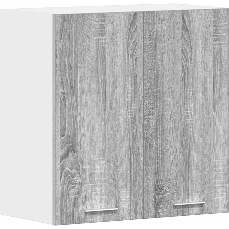 vidaXL Hängeschrank, Wandschrank für Küche, Küchenschrank mit viel Stauraum, Schwebeschrank Geschirrschrank Schrank, Grau Sonoma Holzwerkstoff – Bild 1
