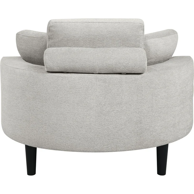 ATLANTIC home collection Loveseat Ravi, B: 114 cm, XXL- Sessel, mit Stauraumhocker, Rückenstütze & 4 Zierkissen – Bild 3