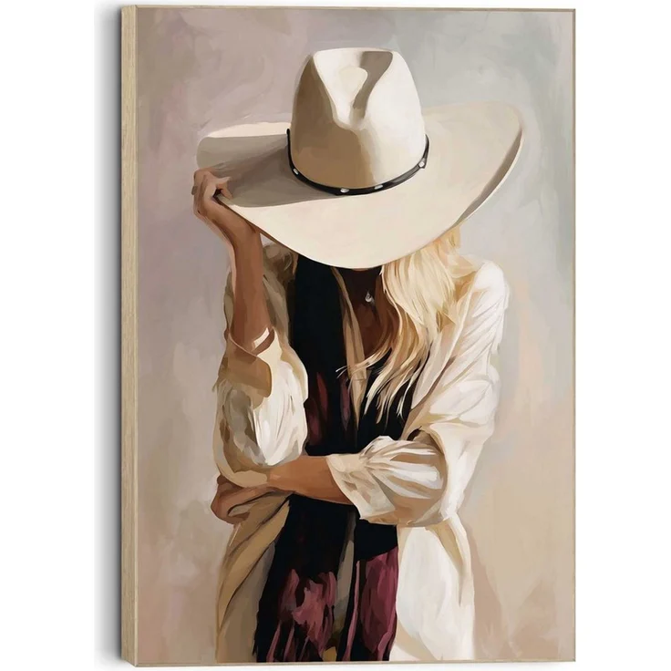 Reinders! Wandbild Westliche Frau, Menschen (1 St), Schlafzimmer - Braun - MDF - Frauen - 90x60 cm – Bild 2
