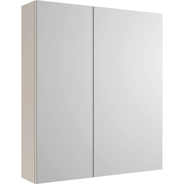moebel-dich-auf Badezimmerspiegelschrank LONDRES (Spiegelschrank Spiegel Badmöbel Badschrank Badspiegel, 2 Türen, Breite 60cm) – Bild 1