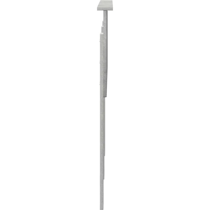 vidaXL Kopfteil Beton Grau Holzwerkstoff 90 x 138 x 3 cm – Bild 4