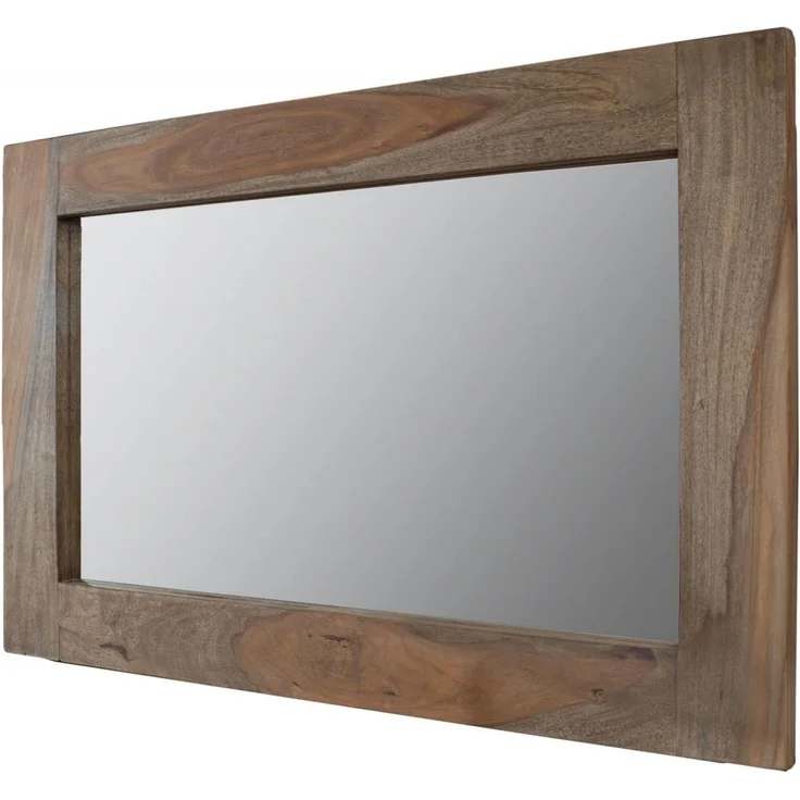 Spiegel Sheesham 90x3x60 grau geölt NATURE GREY #709