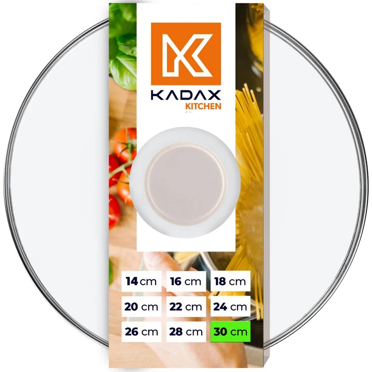 KADAX Cover Hitzebeständiges Glas für einen 30 cm Topf – Bild 1