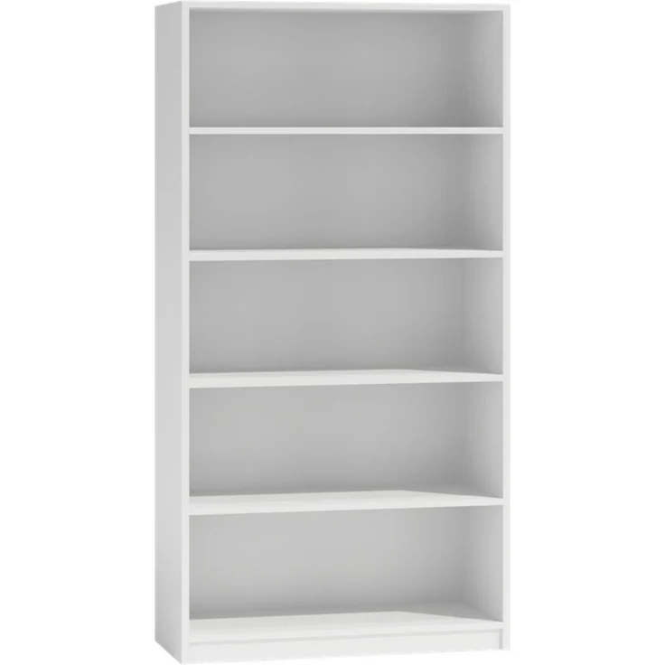 ibonto BÜCHERREGAL Laminierte Weiß Erhältlich in verschiedenen Größen (H 182 x T 30 x B 80 cm) – Bild 1
