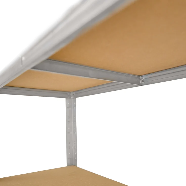 shelfplaza HOME 100x40x50 cm Schwerlastregal in grau-verzinkt mit 4 Böden und 175 kg Traglast pro Boden – Bild 2