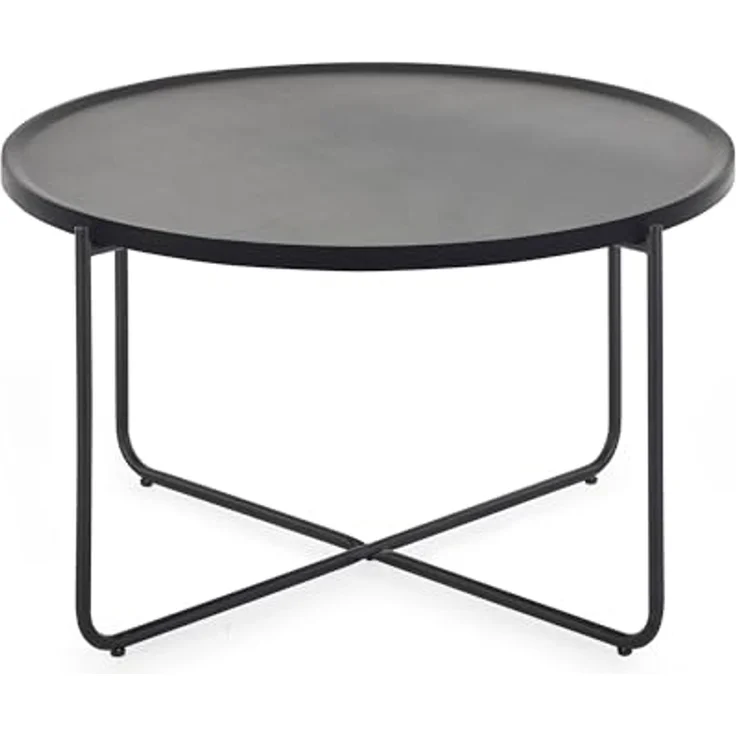 Julian Bowen Sagrada Couch- und Lampentisch-Set, rund, Schwarz – Bild 7