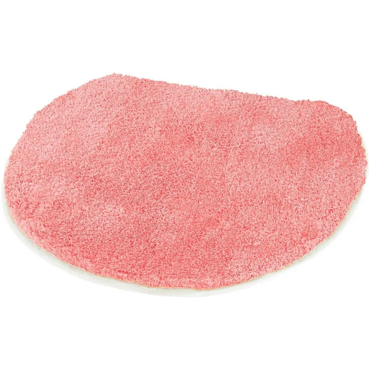 Kleine Wolke Badematte RELAX, Höhe 30 mm, rutschhemmend beschichtet, fußbodenheizungsgeeignet, Polyacryl, WC-Deckelbezug, WC-Deckelbezug, Badteppich, Uni Farben, rechteckig, rund & als Set erhältlich