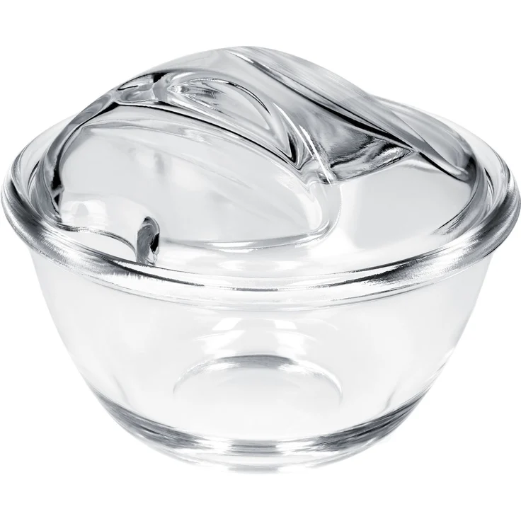 KADAX Zuckerdose, Zuckerdose mit Deckel, Zuckerbehälter aus Glas, elegant – Bild 1
