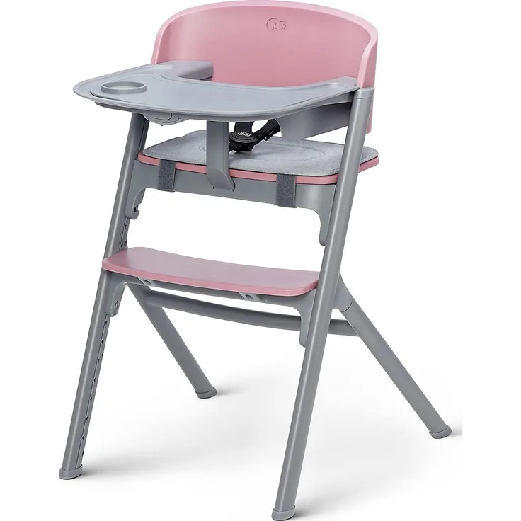 Kinderkraft Kinderhochstuhl Treppenhochstuhl höhenverstellbar LIVY aster pink