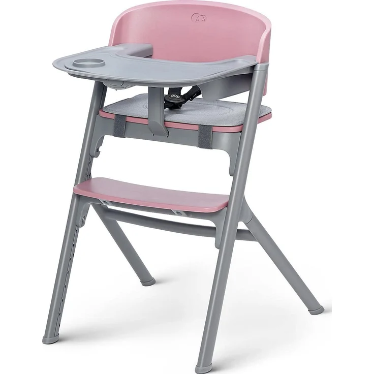Kinderkraft Kinderhochstuhl Treppenhochstuhl höhenverstellbar LIVY aster pink