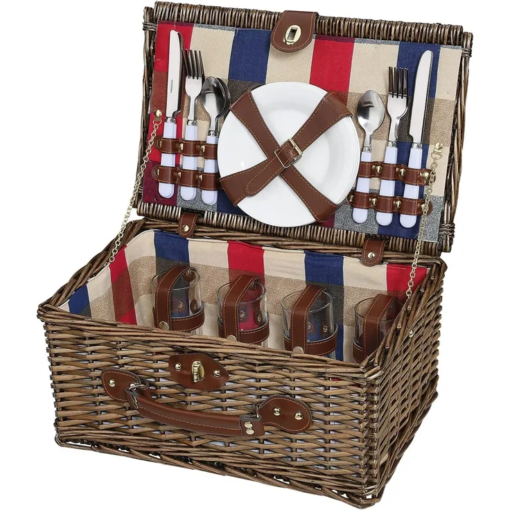 Picknick-Korb LENNO braun