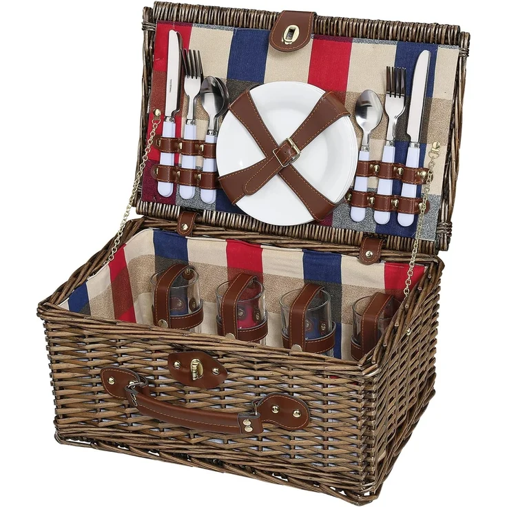 Picknick-Korb LENNO braun – Bild 1