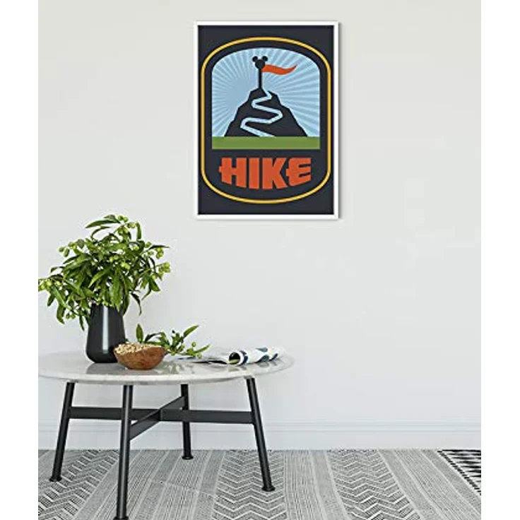 Komar Disney Wandbild Mickey Mouse Hike, Kinderzimmer Dekoration, Kunstdruck, 50x70cm, ohne Rahmen, hochwertiger Druck, Made in Germany – Bild 2