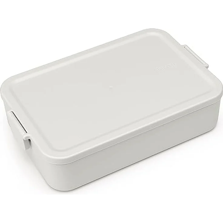 Brabantia - Make & Take Brotdose - Groß - Platz für Sandwiches - Deckel mit Klickverschluss - Gefriergeeignet - Spülmaschinen- & Mikrowellenfest - Jade Green - 25,5 x 16,7 x 6 cm – Bild 1