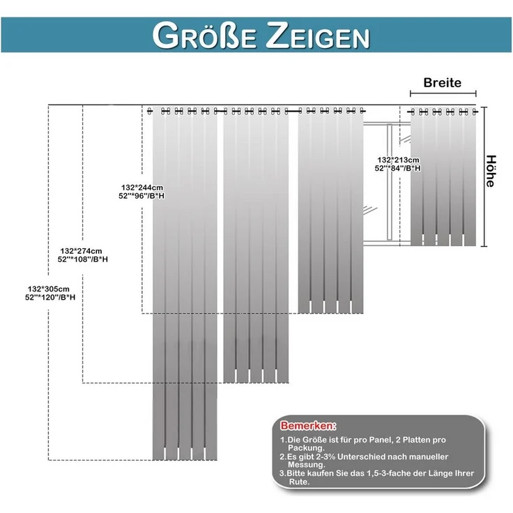 Jibenhome Schiebegardine 2er Samt Verdunkelungsvorhang Kräuselband,Dicken Thermovorhang Vorhang, Vorhänge Samt Blickdicht Gardinen Wohnzimmer Weihnachten – Bild 1