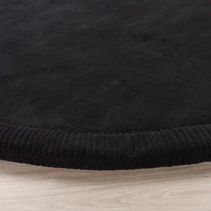 Paco Home Teppich Kinderzimmer Kinderteppich Baby Spielteppich Krabbeldecke Krabbelmatte Weich rutschfest Jungen Mädchen Deko, Grösse:120 cm Rund, Farbe:Schwarz – Bild 8