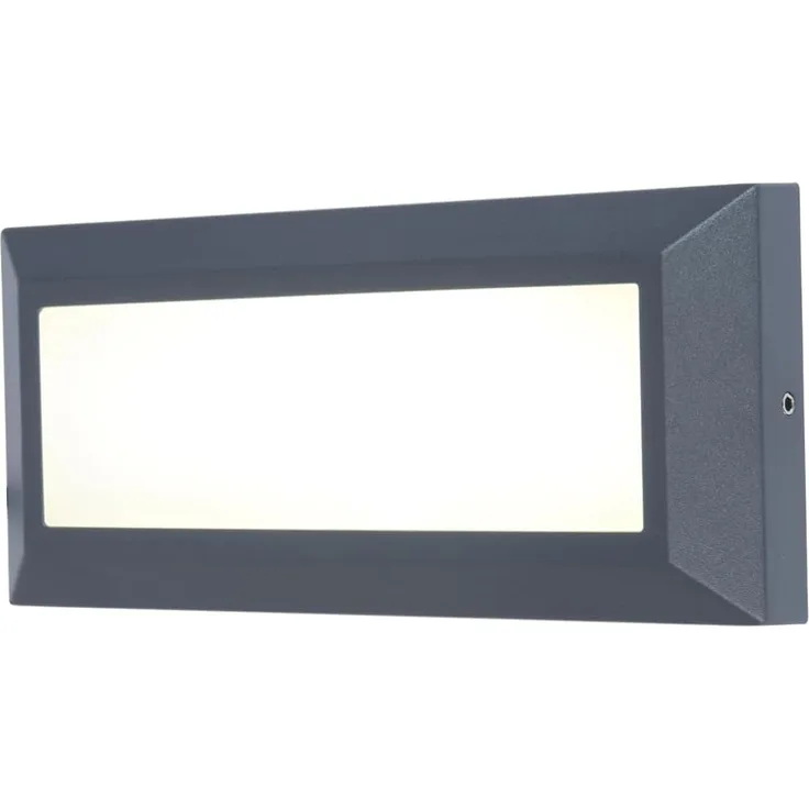 Lutec Helena LED Außenwandleuchte anthrazit IP54 400lm 4000K 11x4x24cm