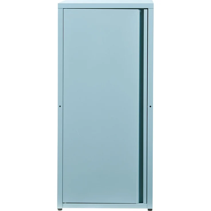 [en. casa] 'Burlöv' Metallschrank, Stahl, 88 x 40 x 35 cm, Graublau – Bild 5