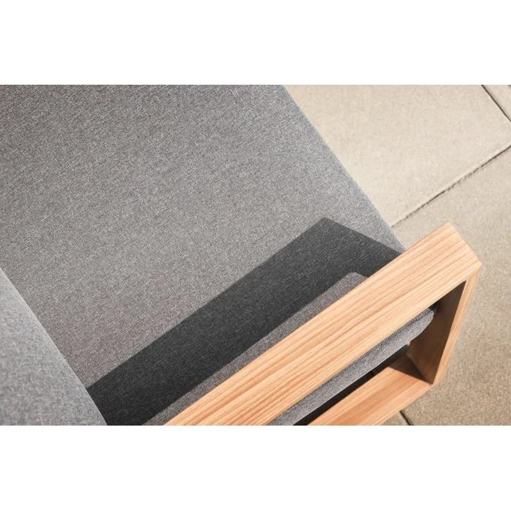 Primaster Gartenmöbel-Set Marbella Aluminium in Holzoptik Lounge Set Sitzgruppe – Bild 2