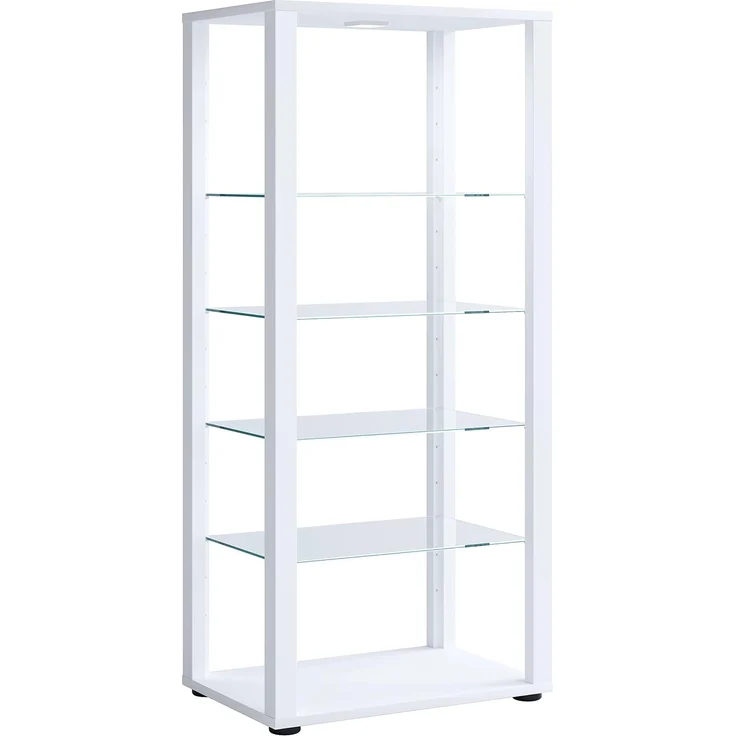 VCM Standvitrine Glasol 917668 weiß H. 115 x B. 52 x T. 35 cm – Bild 4