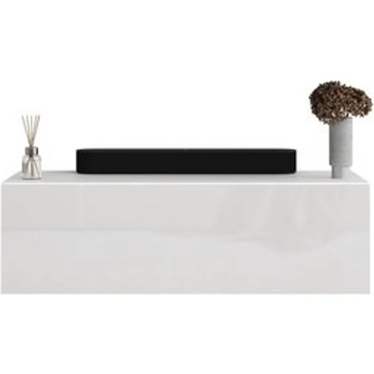 Planetmöbel Garderoben-Set Flur Möbel Garderobe Hängeschrank 100cm weiß, (Garderobenschrank) – Bild 2