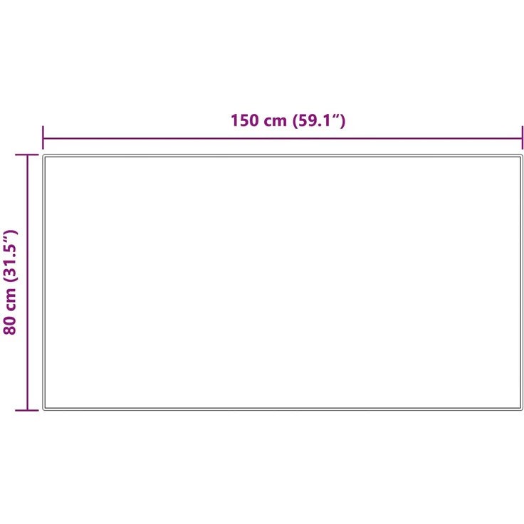 vidaXL Rutschfester Kunstfellteppich Olite Rosa 80 x 150 cm Polyester 42021698 – Bild 9