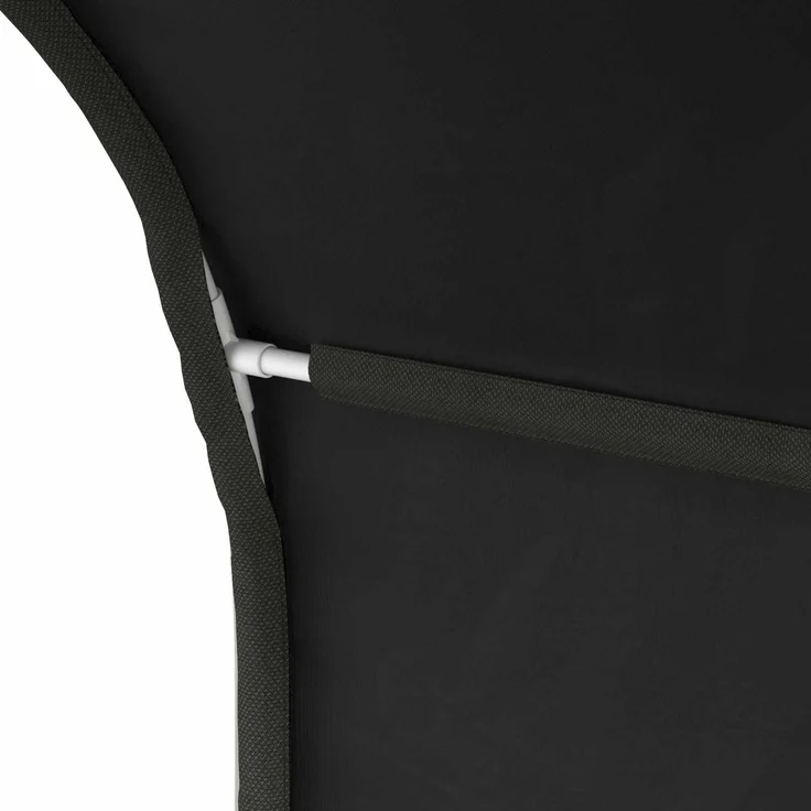 vidaXL Bettunnel 2 stk. Schwarz Polyester 893713 – Bild 8