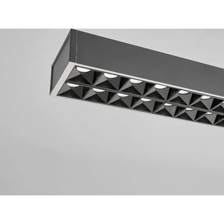 Arcchio LED Büroleuchte Jolinda, moderne Pendelleuchte aus Aluminium, 1-flammig für energiesparende Beleuchtung – Bild 4