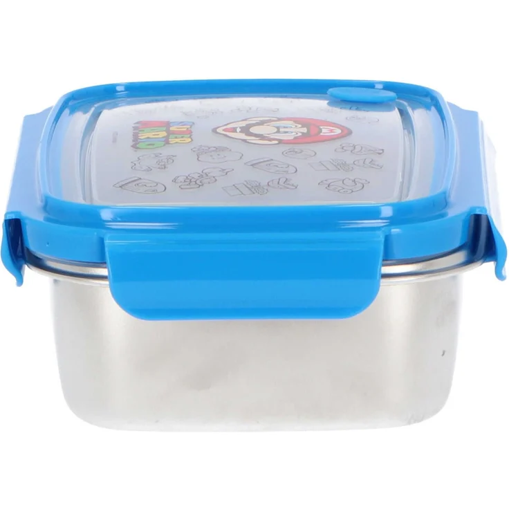 Super Mario Aluminium Brotdose für Kinder Lunchbox für Schule und Freizeit – Bild 3