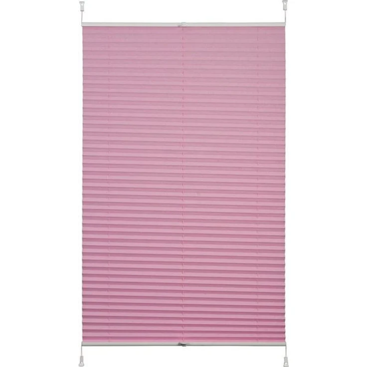 Khome K-home Klemmfix-Plissee, Polyester, Pink, 45x130 cm – Bild 4