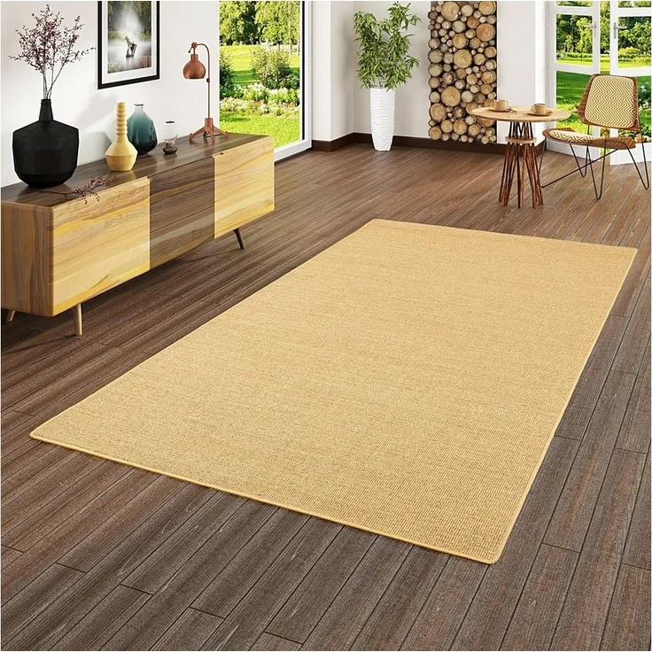 Snapstyle Sisalteppich Sisal Natur Teppich Klassisch, Eckig, Höhe: 6 mm – Bild 5