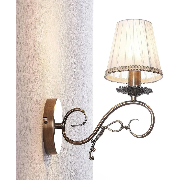 Lindby Wandleuchte Finnick, Bronze IP20, 1 x 40 W – Bild 5