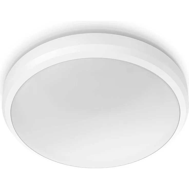 Philips my Garden LED Doris Deckenleuchte Doris, 6W, warmweißes Licht 2700K, IP54 Schutzklasse, Weiß