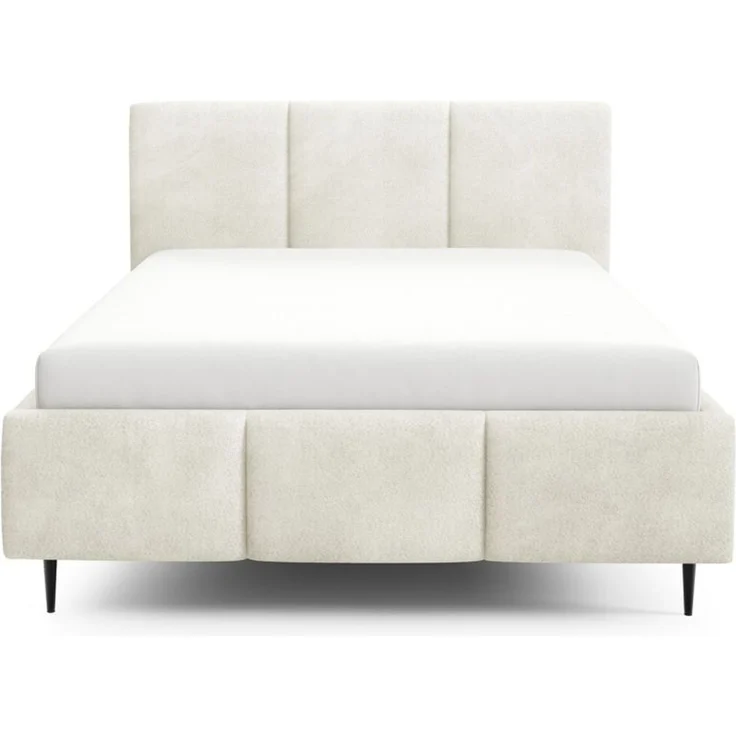 Polsterbett Schlafzimmerbett MIAMI Komplettset 140x200 cm in Stoff Coral Ecru – Bild 3