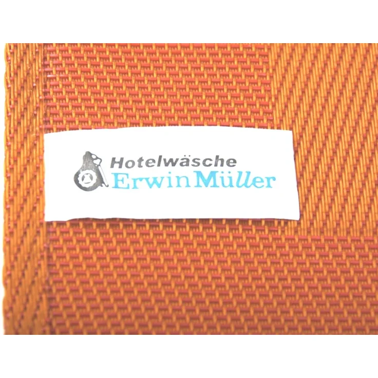 Platzdeckchen Tischset orange 32,5x45 cm PVC Polyester abwaschbar Platzmatte Tischunterlage moderne Tischmatte für Küche und Esszimmer – Bild 5
