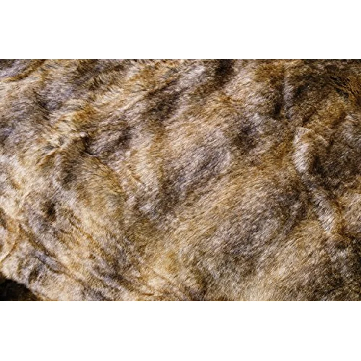 Wohndecke Felldecke (Kunstfell) Otter braun, Wohnen und Accessoires GmbH & Co. KG, Felloptik – Bild 7