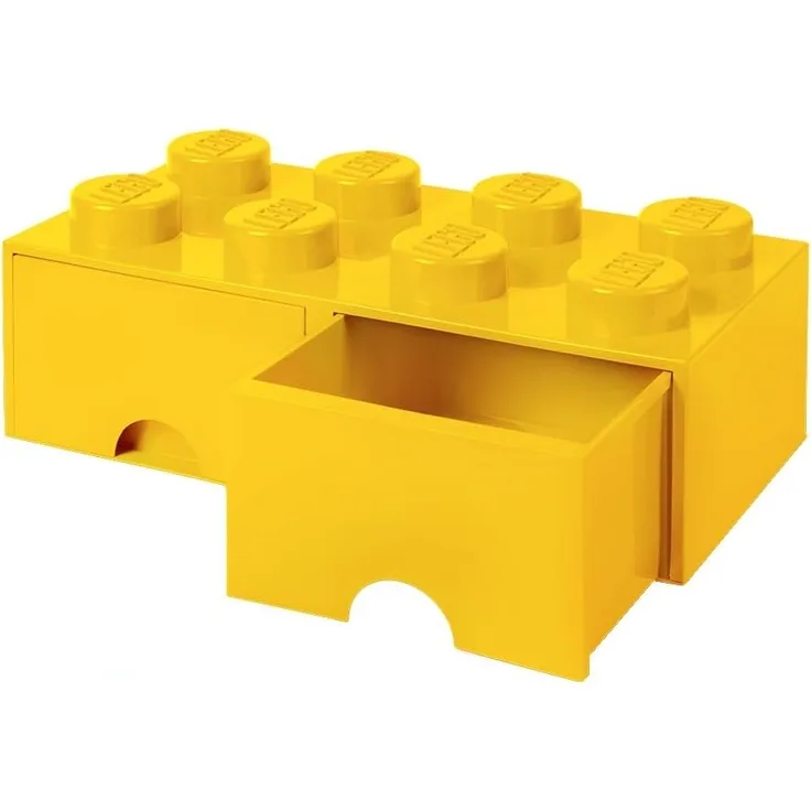 Lego 'Storage Brick 8' Aufbewahrungsbox gelb mit 2 Schubladen