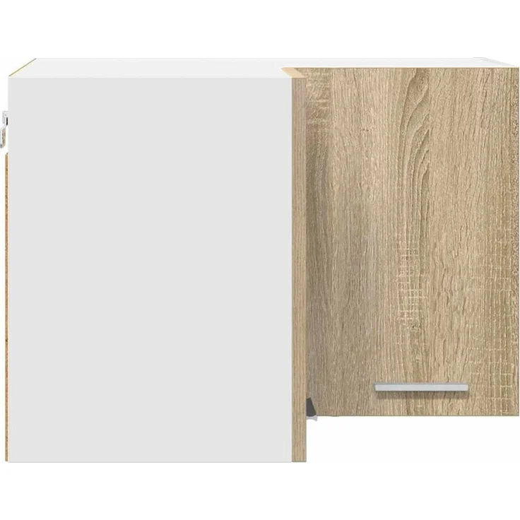 vidaXL Hängeschrank mit Speicher Sonoma-Eiche und Weiß 57 x 57 x 40 cm 884188 – Bild 7